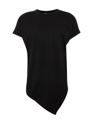 Asimetriškas marškinėliai Urban Classics juoda