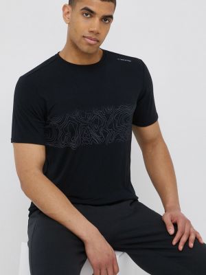 Koszulka z nadrukiem Viking czarna