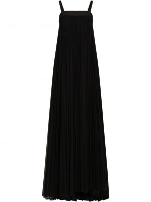 Večerna obleka iz tila Dolce & Gabbana črna