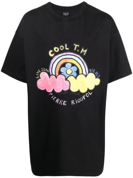 Oversize t-krekls Cool Tm melns