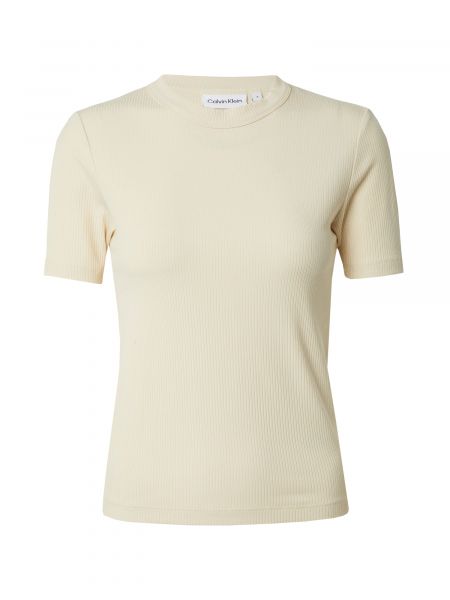 Skjorte Calvin Klein beige