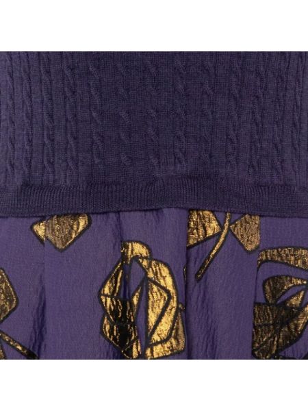 Vestido de malla Moschino Pre-owned violeta