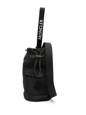 Τσάντα ώμου Moncler μαύρο