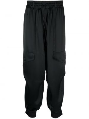 Pantalon cargo slim avec poches Y-3 noir