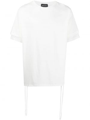 Bavlnené tričko Andrea Ya'aqov biela