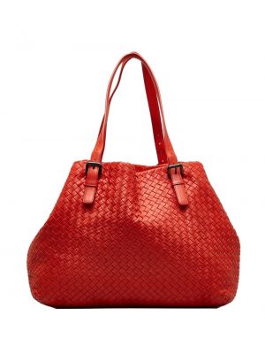 Τσάντα shopper Bottega Veneta Pre-owned κόκκινο