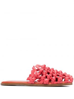 Sandales tressées Etro rose