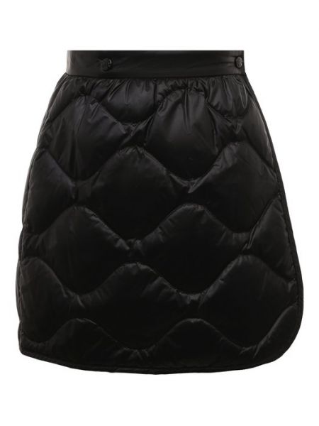Пуховая юбка Moncler черная