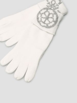 Перчатки Guess белые