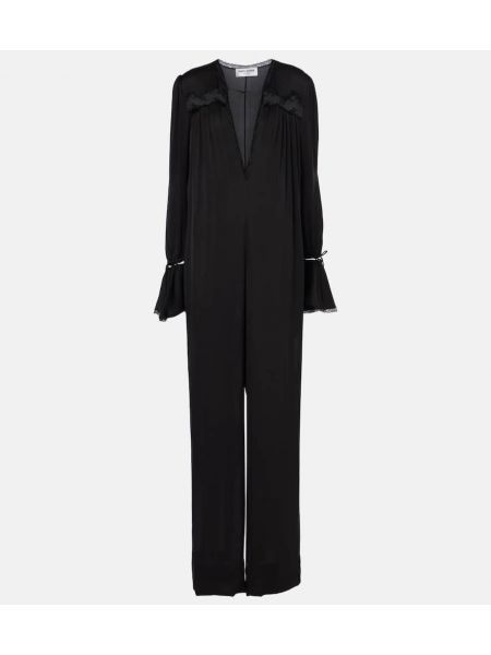 Silke jumpsuit Saint Laurent svart