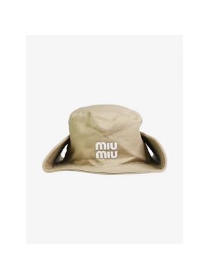 Sombrero Miu Miu Pre-owned beige