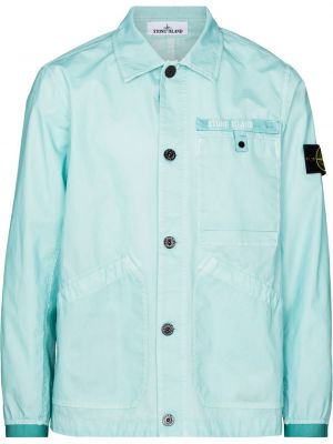 Lang jakke Stone Island blå