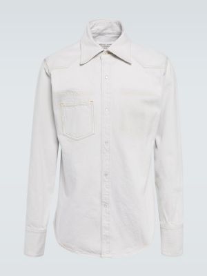 Koszula jeansowa Maison Margiela biała