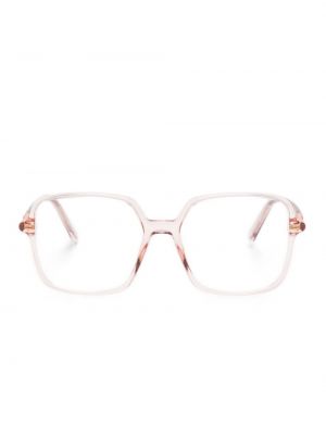 Okulary oversize Dior Eyewear różowe