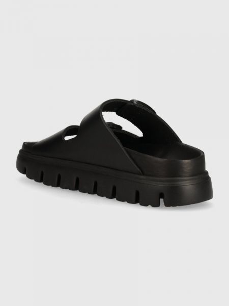 Sandale din piele chunky Birkenstock negru