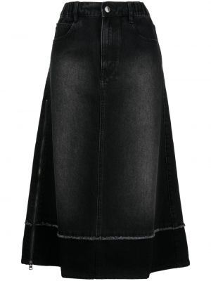 Džínsová sukňa Izzue čierna