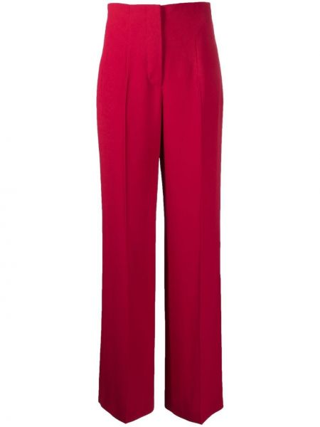 Pantaloni cu croială lejeră Alberta Ferretti roșu