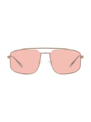 Слънчеви очила от розово злато Emporio Armani розово
