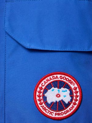 Páperová bunda Canada Goose modrá