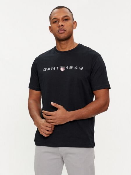 Marškinėliai Gant juoda