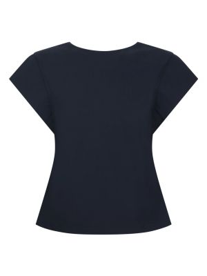 Koszulka slim fit Jane Lushka niebieska