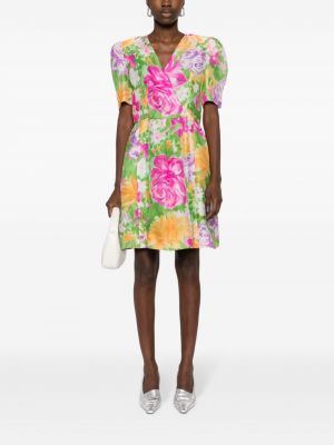 Květinové šaty s potiskem Givenchy Pre-owned zelené
