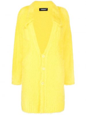 Pletený dlhý kabát Undercover žltá