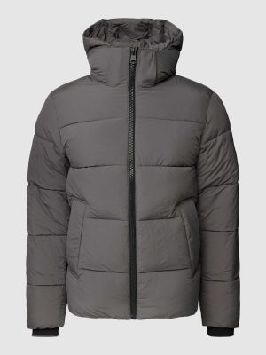 Pikowana nylonowa kurtka puchowa z kapturem Ck Calvin Klein