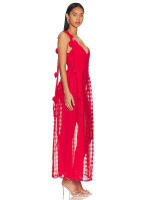 Vestito lungo For Love And Lemons rosso