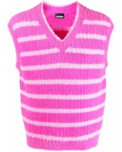 Strikket vest Jacquemus rosa