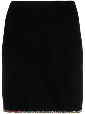 Křišťálové mini sukně Sandro černé