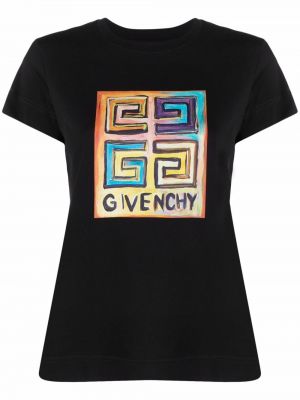 Trykt t-skjorte Givenchy svart