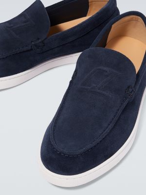 Seemisnahksed loafer-kingad Christian Louboutin sinine
