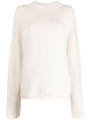 Плетен пуловер Lauren Manoogian бяло