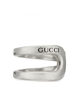 Prsten Gucci stříbrný
