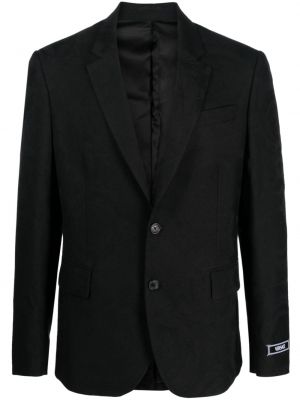 Woll blazer Versace schwarz