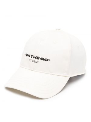 Haftowana czapka z daszkiem Off-white