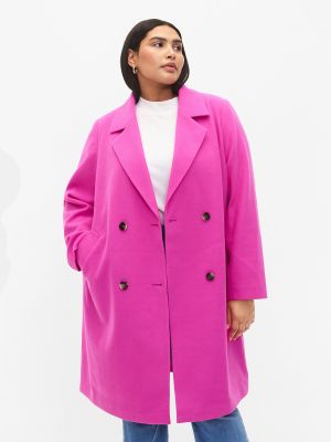Palton Zizzi roz