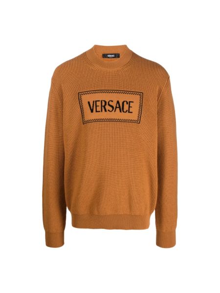 Sweter Versace pomarańczowy