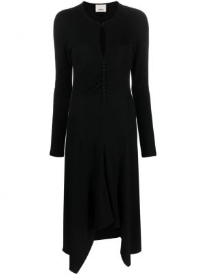 Večerní šaty Isabel Marant černé