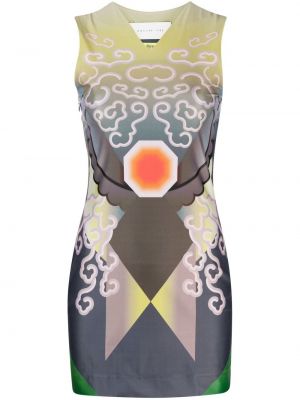 Αμάνικο φόρεμα με σχέδιο Conner Ives