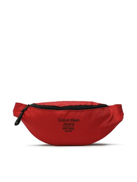 Красная сумка спортивная Calvin Klein Jeans