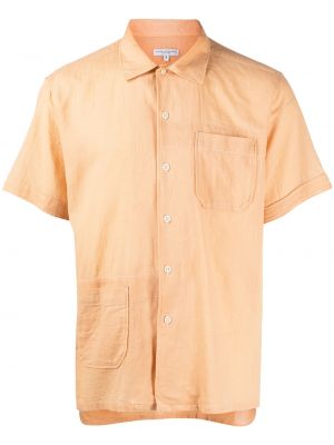 Skjorta med mönster i enfärgad Engineered Garments orange