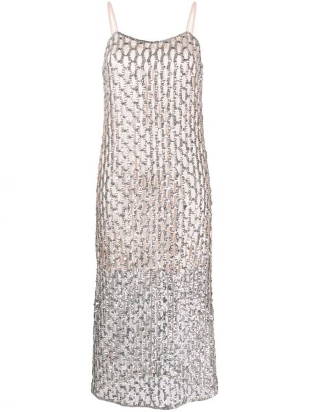 Μάξι φόρεμα με παγιέτες Forte_forte