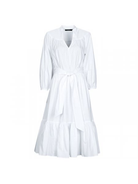 Sukienka długa Lauren Ralph Lauren biała