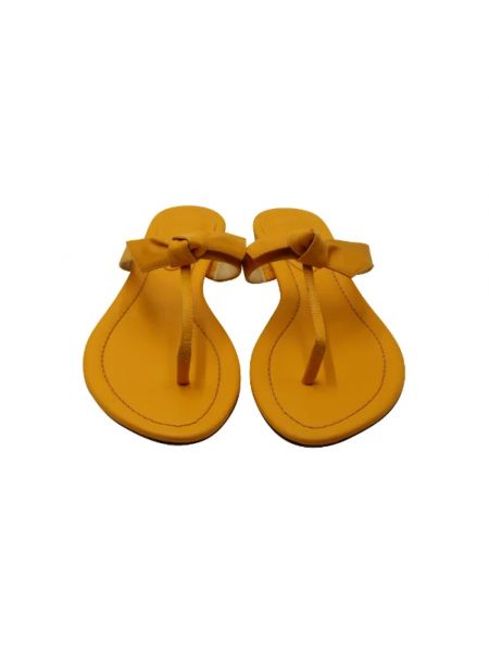 Sandały skórzane Alexandre Birman Pre-owned żółte