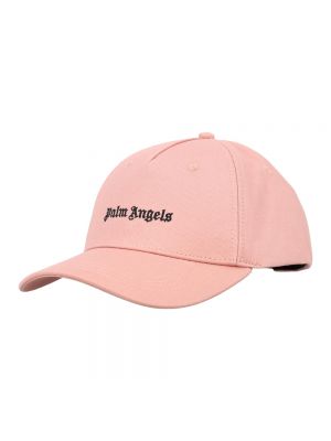 Cap mit stickerei Palm Angels pink