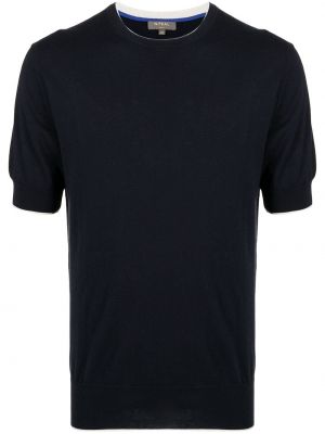 T-krekls ar apaļu kakla izgriezumu N.peal zils
