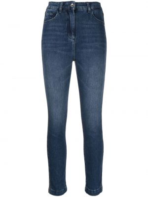 Skinny fit-jeans Patrizia Pepe blå