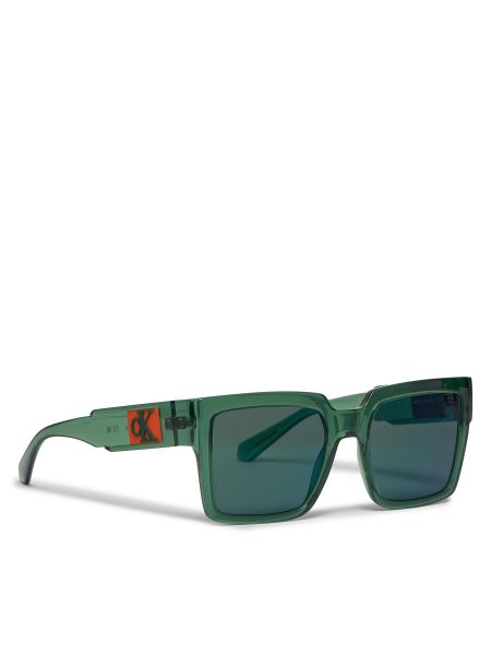 Okulary przeciwsłoneczne Calvin Klein Jeans zielone